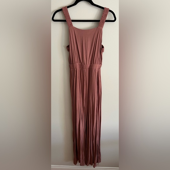 Wide-Leg Cutout Jumpsuit- Size small in copper color - Picture 1 of 3